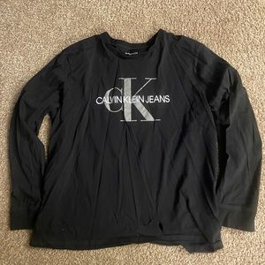 calvin klein long sleeve t shirt